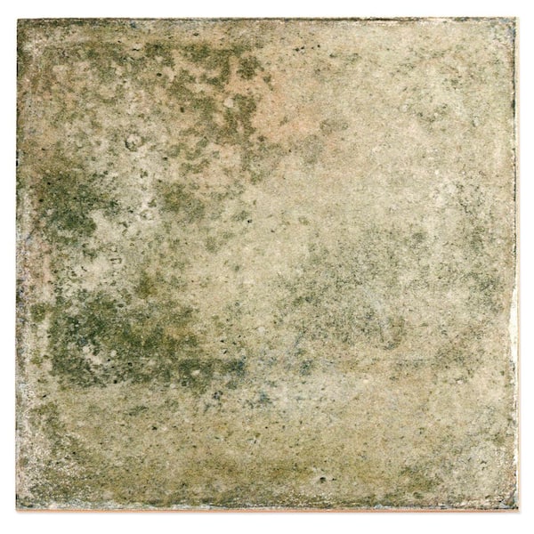 Ivy Hill Tile Angela Harris Green 4 in. x 0.39 in. Polished Ceramic Wall Tile Sample
