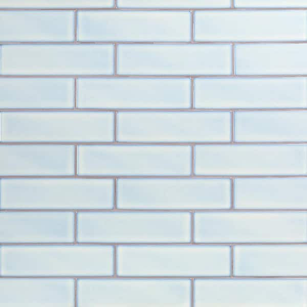 Ivy Hill Tile Vintage Light Blue 2.5 in. x 9 in. Polished Ceramic Wall Tile (6.45 sq. ft. / Case)