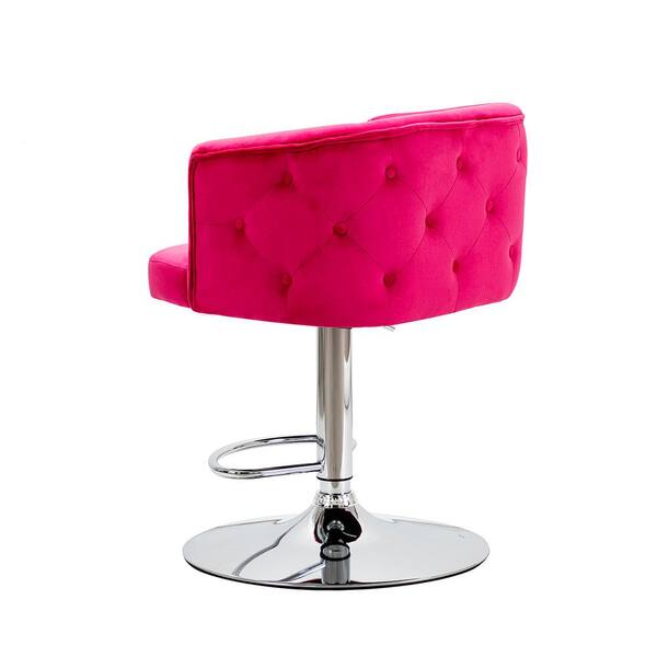 fuschia pink bar stools