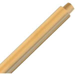 12 in. Gold Ceiling Light Extension Rod