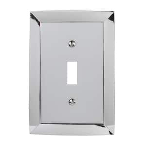 polished chrome toggle light switch