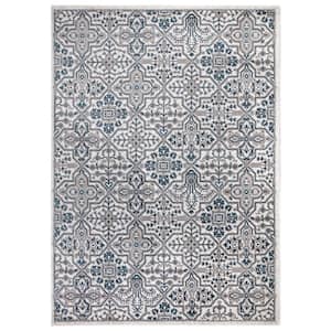 Jefferson Collection Athens Ivory 5 ft. x 7 ft. Area Rug