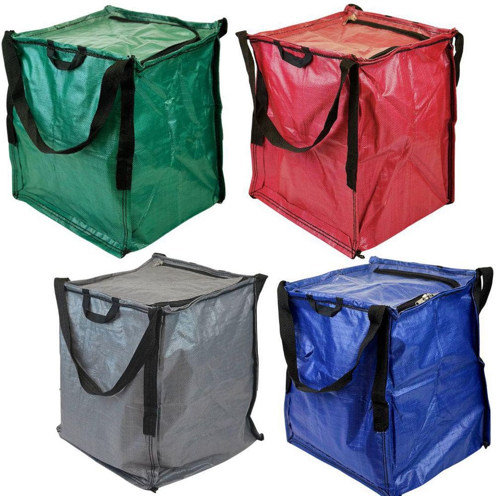 DURASACK 22 Gal. Heavy Duty Zipper Top Tote Storage Bag, Variety 4