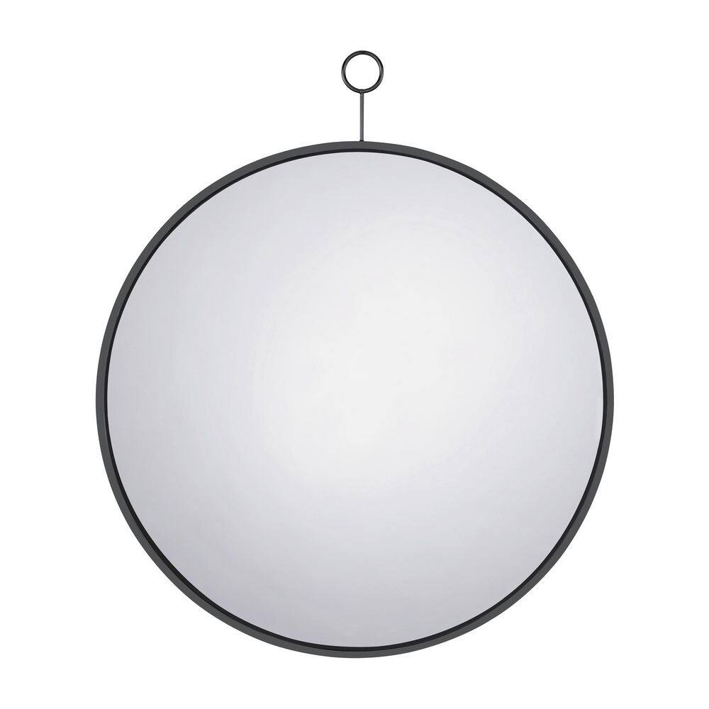 Coaster Home Furnishings 30 in. W x 35.25 in. H Black Nickel Round