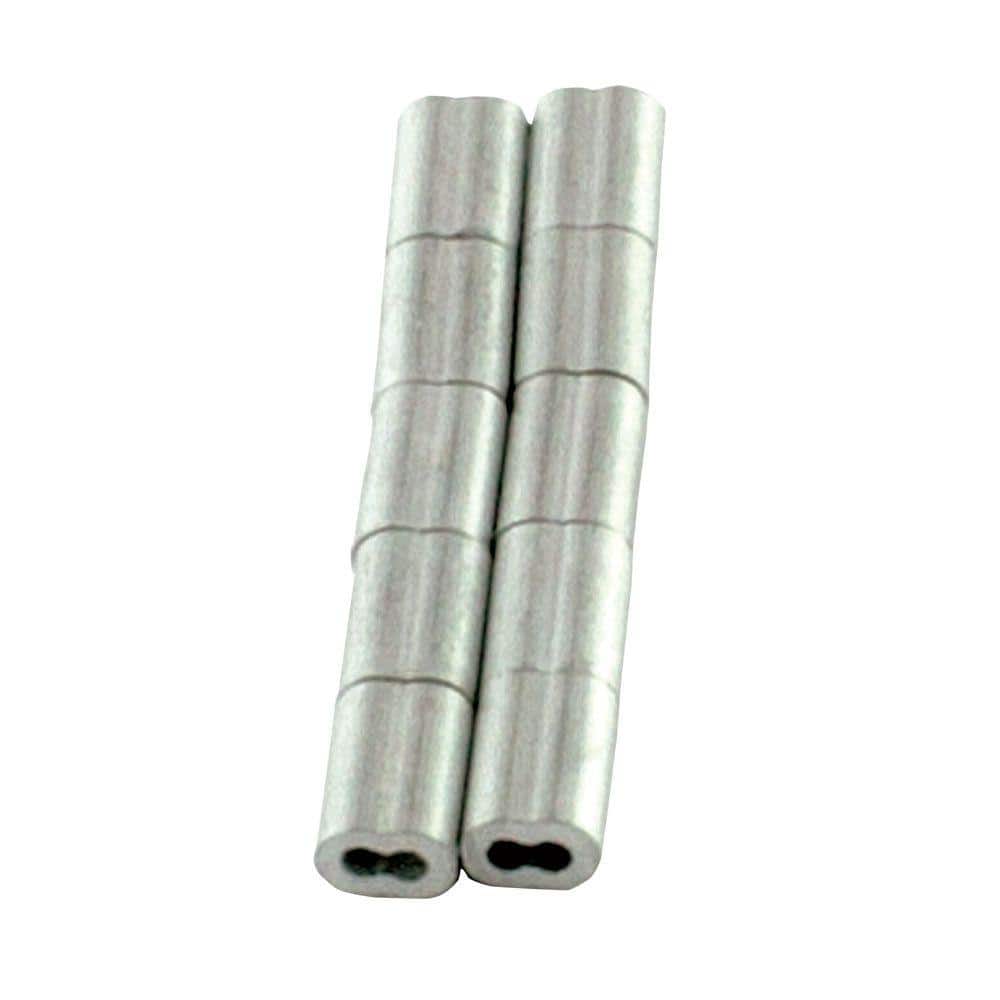 Round Aluminium Crimp End Stops Ferrules For 1mm-12mm Stainless