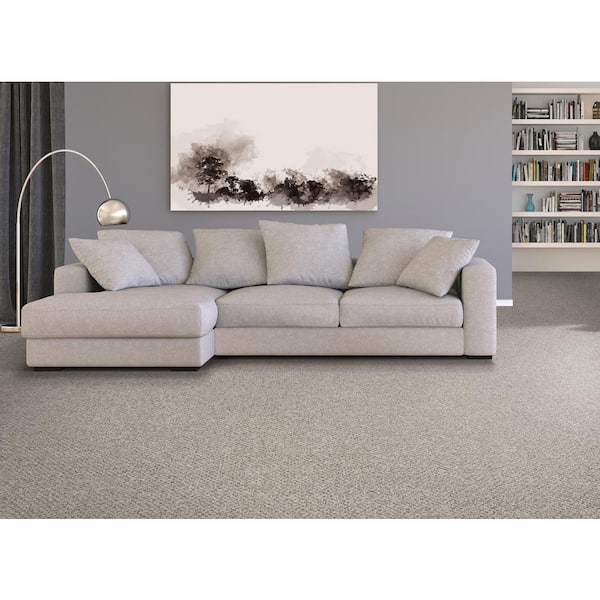 TrafficMaster 8 in. x 8 in. Pattern Loop Carpet Sample - Lanwick