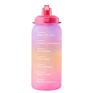 Juicy Motivate 74 oz. Purple Ombre Plastic with Silicon Straw Pop Lid Travel Mug