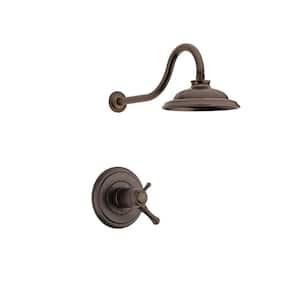 Cassidy TempAssure 17T 1-Handle Shower Faucet Trim Kit in Venetian Bronze with H2Okinetic (Valve Not Included)
