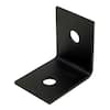 Simpson Strong-Tie HLPC 3 in. x 3 in. Black Powder-Coated Ornamental Heavy Angle HL33PC