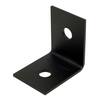 Simpson Strong-Tie HLPC 3 in. x 3 in. Black Powder-Coated Ornamental Heavy Angle HL33PC