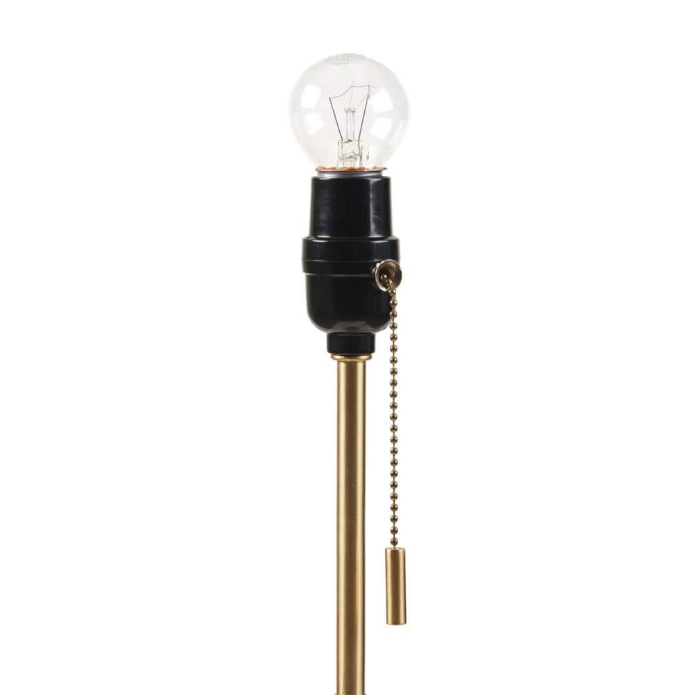 Bromley 23.5" White and Gold Mid-Century Table Lamp
