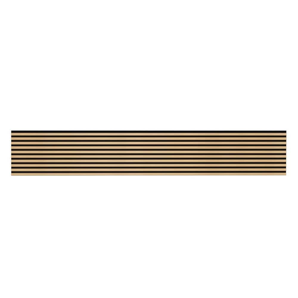 Mlfortlife Oak 0.83 in. x 1.97 ft. x 3.94 ft. Half Round Slat