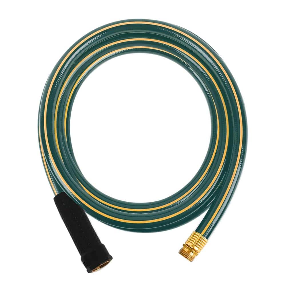 5/8 in. x 12 ft. Heavy-Duty Leader Garden Hose with Brass Fittings for Lawn Patio Yard and Outdoor Watering price history on PriceWatchPro