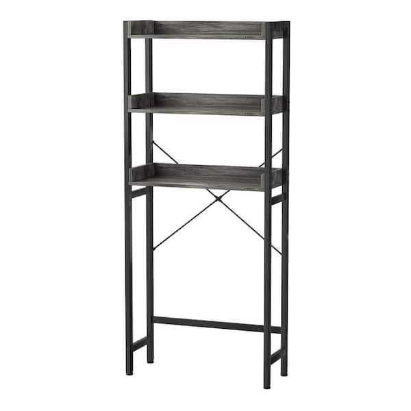 over the Toilet Storage, Wooden 3-Tier Over-The-Toilet Rack