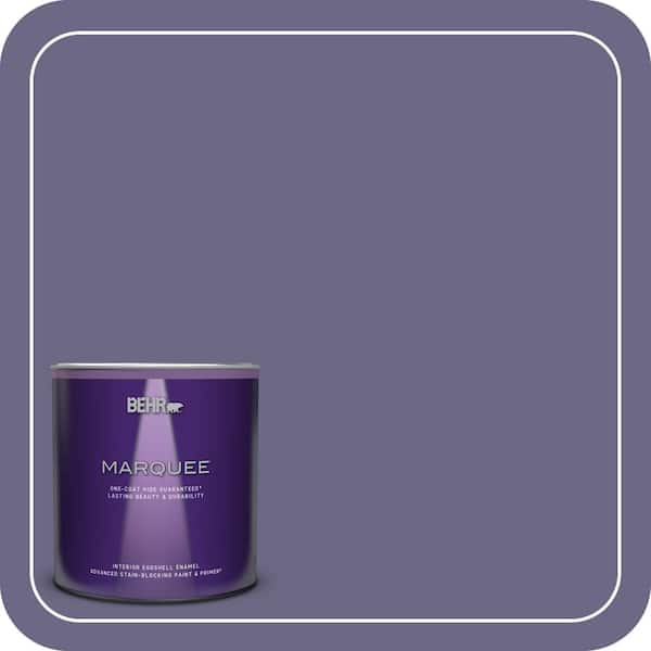BEHR MARQUEE 1 qt. #PPU16-18 Hyacinth Arbor One-Coat Hide Eggshell Enamel Interior Paint & Primer