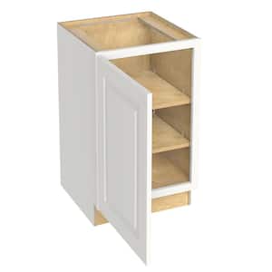Grayson Pacific White Painted Plywood Shaker Assembled Bath Cabinet FH Sft Cls L 21 in W x 21 in D x 34.5 in H