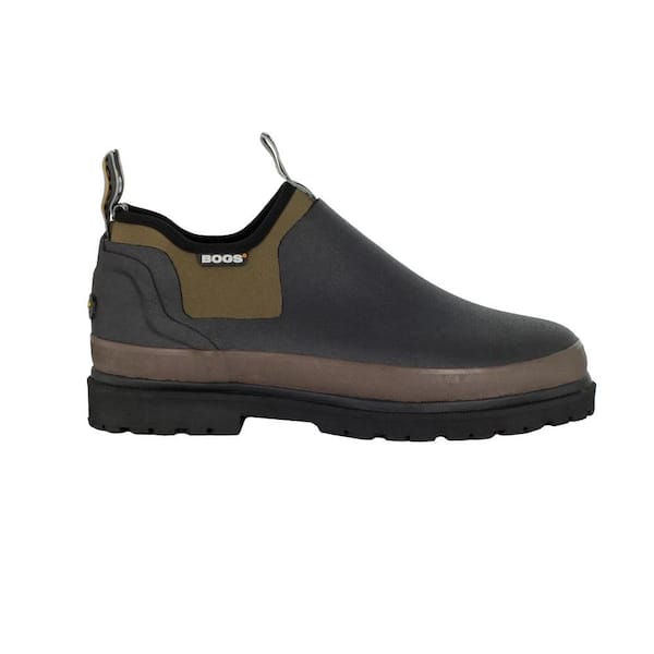 BOGS Men's Tillamook Bay Slip-On Shoes - Soft Toe - Black/Brown Size 7(M)