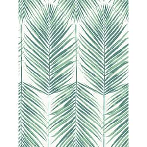 Paradise Tropical Leaves Paper Strippable Roll (Covers 60.75 sq. ft.)