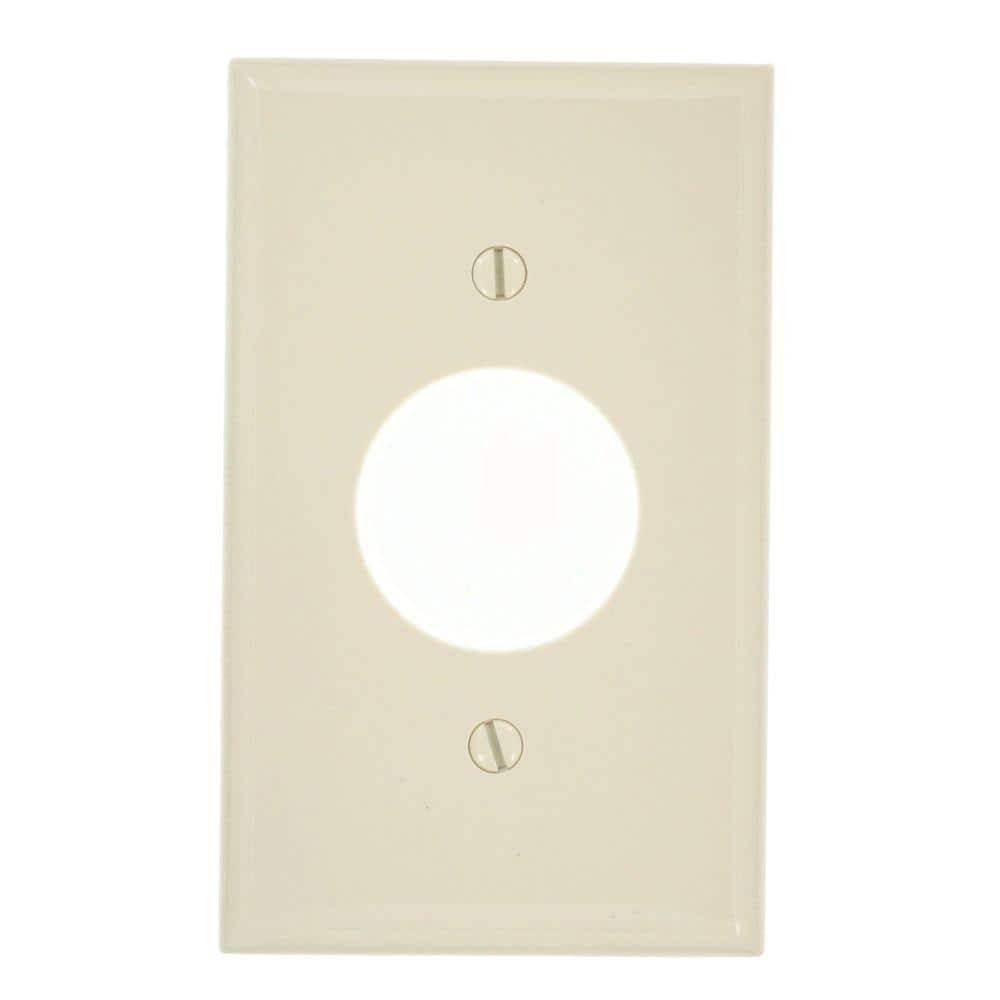 UPC 078477277539 product image for 1-Gang Light Almond Single Outlet/Receptacle Nylon Standard Wall Plate (1-Pack)  | upcitemdb.com