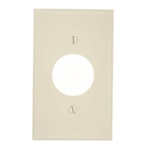 Almond 1-Gang Single Outlet Wall Plate (1-Pack)