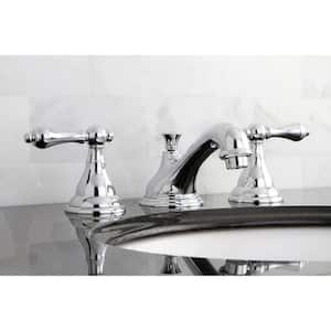 Traditional 8 in. Widespread 2-Handle Bathroom Faucet in Chrome