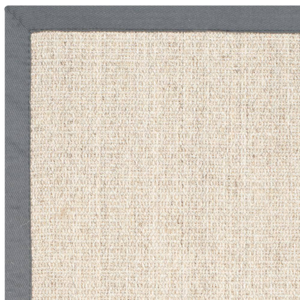 Handmade Gray Cotton Non-Slip Area Rug, 24" x 36"