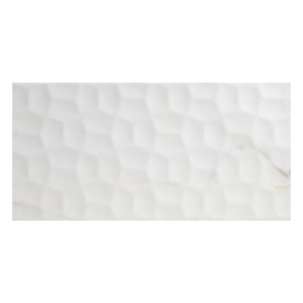 MSI Adella Viso Calacatta 12 in. x 24 in. Ceramic Matte Marble Look Wall Tile (840 sq. ft./Pallet)