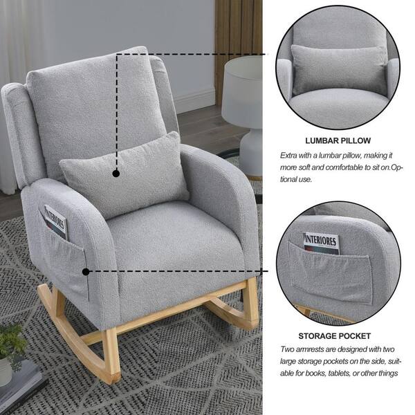 Grey discount large armchair