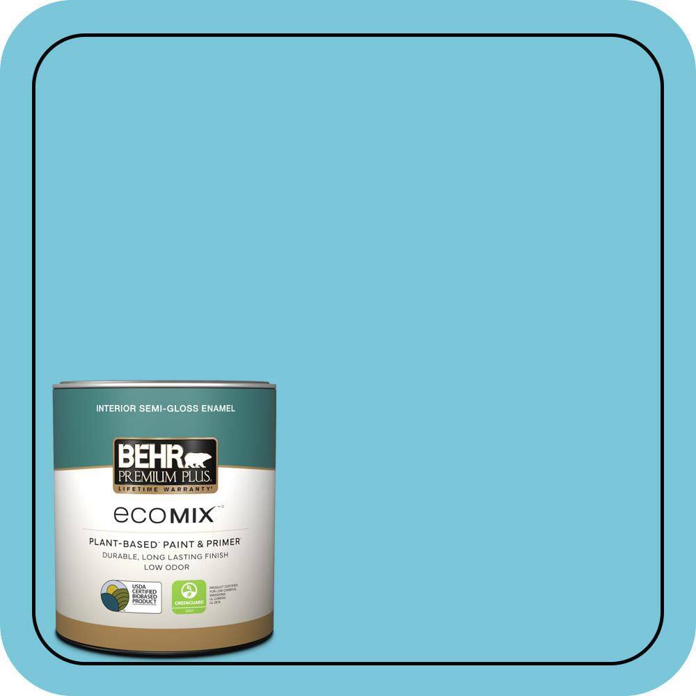 1 qt. #520B-4 Water Flow Semi-Gloss Enamel EcoMix Plant-Based Interior Paint & Primer price history on PriceWatchPro