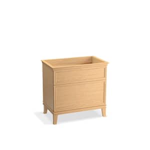 Artifacts 36 in. x 21.89 in. D x 34.49 in. H Bath Vanity Cabinet without Top in Weathered Oak