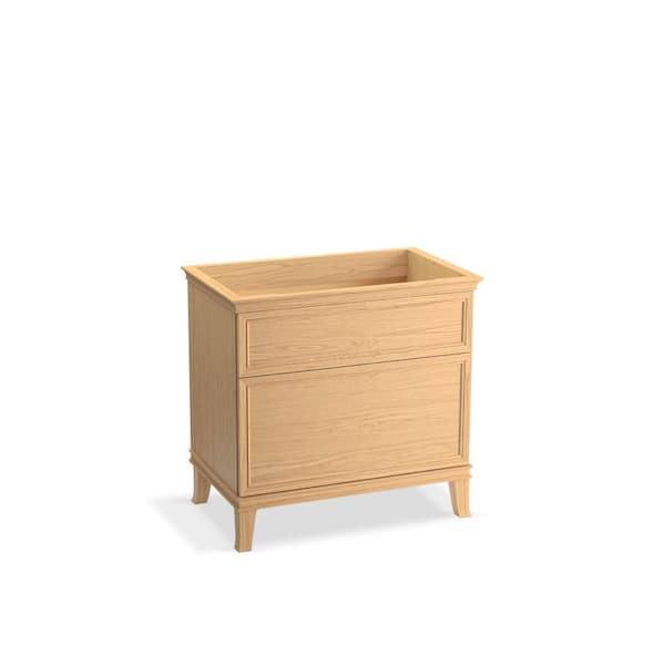 KOHLER Artifacts 36 in. x 21.89 in. D x 34.49 in. H Bath Vanity Cabinet without Top in Weathered Oak