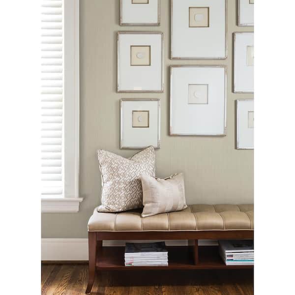 Pietra Cream Silk Vinyl Wallpaper