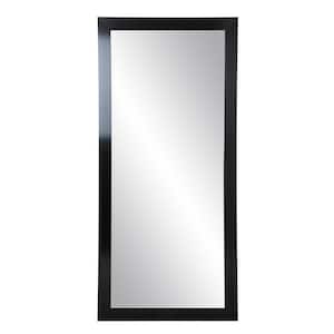 Oversized Black Modern Mirror (65.5 in. H X 32 in. W)