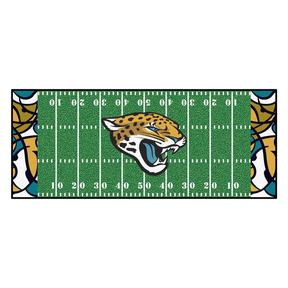 FANMATS Jacksonville Jaguars Football Field Runner