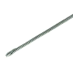1/16 in. x 1 ft. Stainless Steel Uncoated Wire Rope