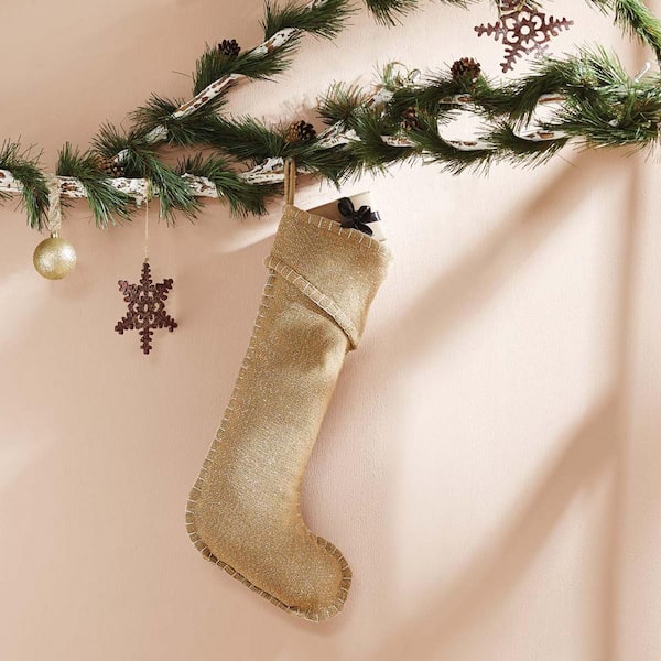 VHC Brands 20 in. Cotton Natural Nowell Farmhouse Christmas Decor ...