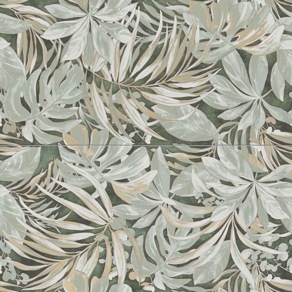 Parete Tropici Green 23-1/2 in. x 47 in. Porcelain Floor and Wall Tile (23.1 sq. ft./Case) price history on PriceWatchPro