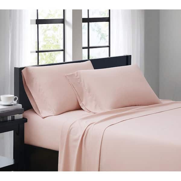 Truly Soft Blush 3-Piece Solid 180 Thread Count Microfiber Twin XL Sheet Set