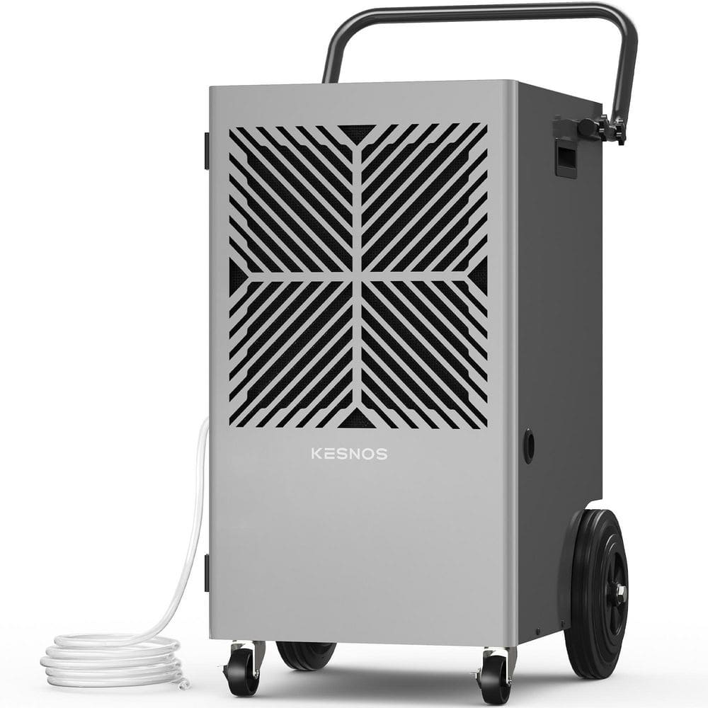 155 pt. 7,500 sq. ft. Commercial Dehumidifier with Built-in-Pump, Drain Hose and Timer for Basement, Large Space in Gray price history on PriceWatchPro