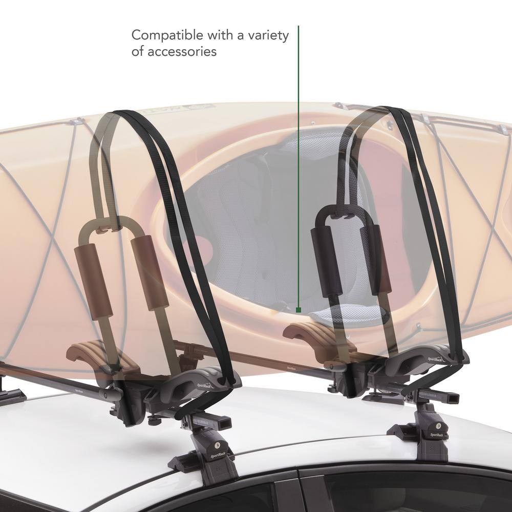 Black Steel Complete Roof Rack System for Cars