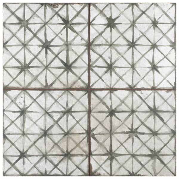 Merola Tile Kings Temple Sage 17-5/8 in. x 17-5/8 in. Ceramic Floor and Wall Tile (10.95 sq. ft./Case)