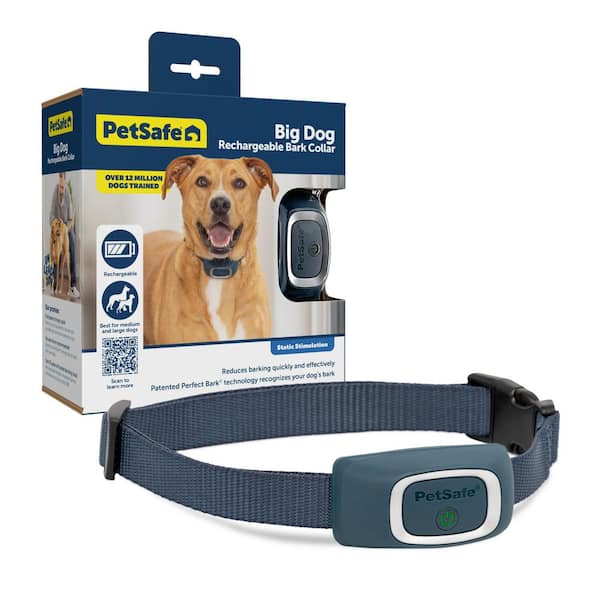 Rechargeable Bark Collar, 15 Levels of Automatically Adjusting Static Correction-Waterproof-for Dogs over 8 lb.