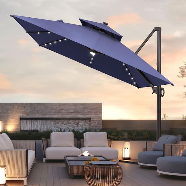 abba patio offset patio umbrella Replacement Canopy for multi-use gear bag Size:L(58-61CM/22.8–24.0 IN) ensuring optimal coverage from Fiberbuilt 7.5 ft Acrylic