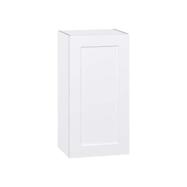 J COLLECTION Roseland 18 in. W x 14 in. D x 35 in. H Assembled Shaker Wall Kitchen Cabinet in Warm White