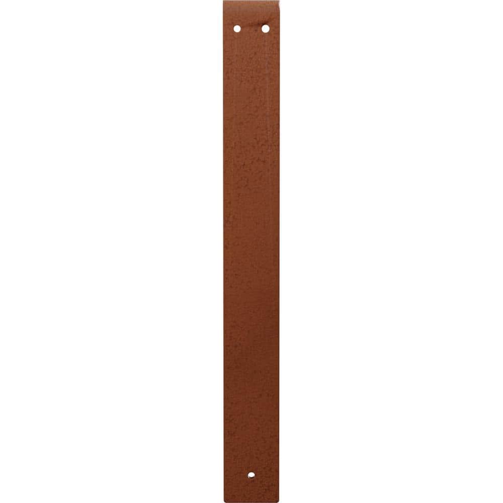 Urban Industrial 18" Hammered Copper Steel Support Bracket