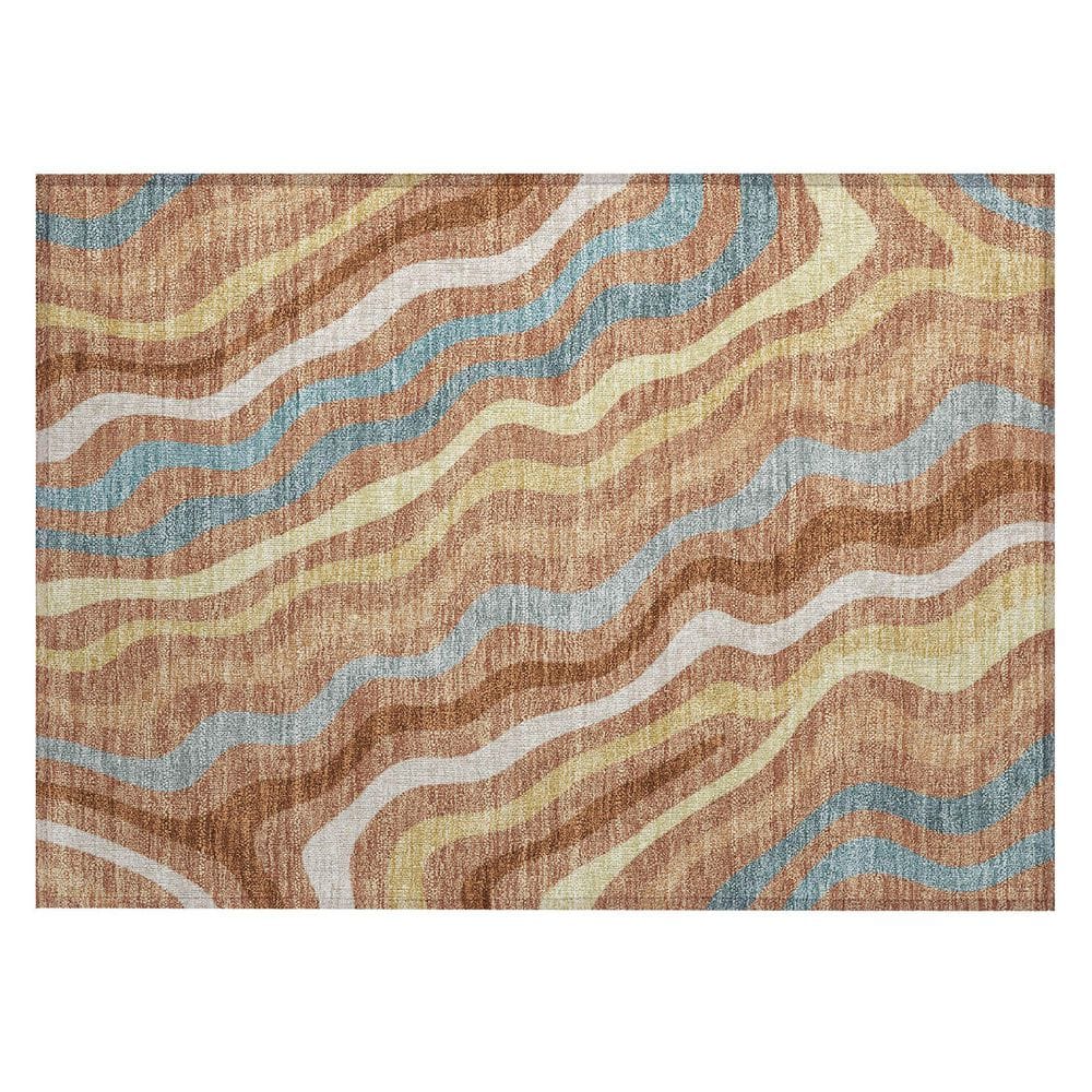 Chantille Machine Washable Indoor/Outdoor Abstract ACN2570 Paprika 2 ft. x 3 ft. Accent Rug price history on PriceWatchPro