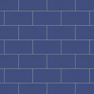 Piscina Brick Cobalt Matte 4-3/4 in. x 9-5/8 in. Porcelain Floor and Wall Tile (11.22 sq. ft./Case)