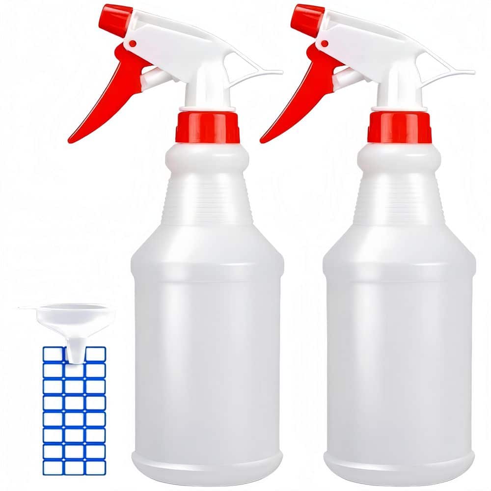 16 oz. Sprayer Bottle with No Leak for Cleaning Solutions, Plants, Pet, Vinegar, BBQ and Rubbing Alcohol (2-Pack) price history on PriceWatchPro
