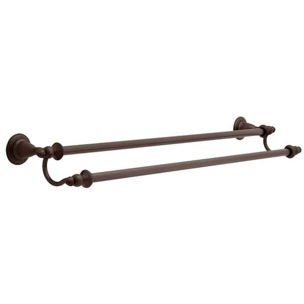 Delta Victorian 24 in. Double Towel Bar in Bronze 75224RB
