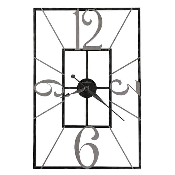Howard Miller Antoine Black Wall Clock 625712 The Home Depot